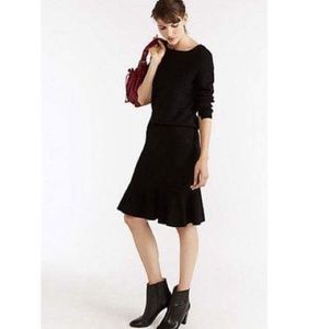 Gerard Darel Black Full Circle Skirt